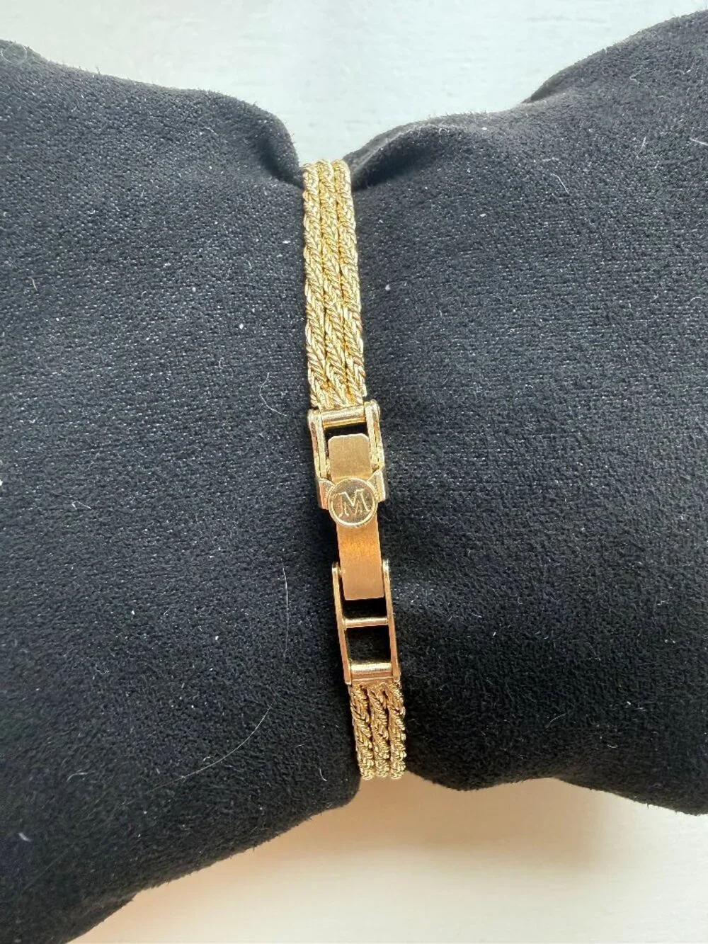 Vintage Movado 14K Gold & Diamond 12.7g Swiss Quartz Ladies Bracelet Watch